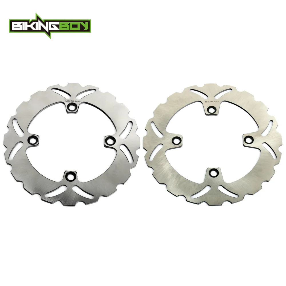 

BIKINGBOY Front Rear Brake Discs Disks Rotors For HONDA FES 125 150 Phantheon 03-07 FES 250 Foresight 01-07 NSS 250 Forza / Jazz