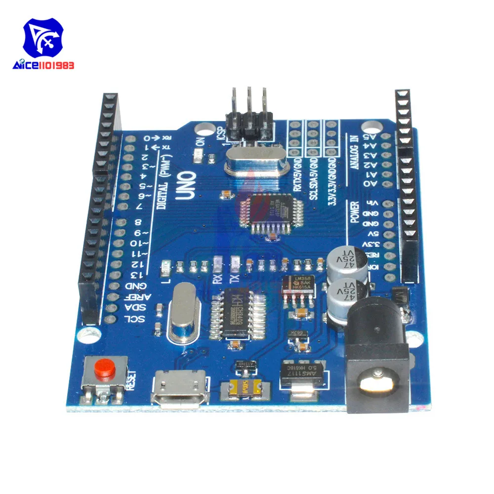 CH340G крутая версия UNO R3 MEGA328P UNO R3 ATMEGA328P AU совместимый CH340 Micro USB интерфейс для Arduino