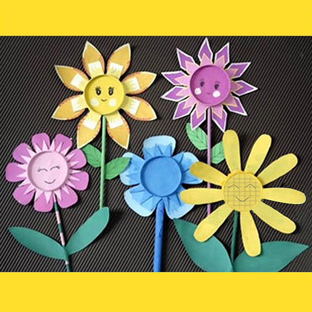 10 шт./компл. Складные Игрушки бумажные стаканы DIY Art Mini Stack Cup Развивающие детские