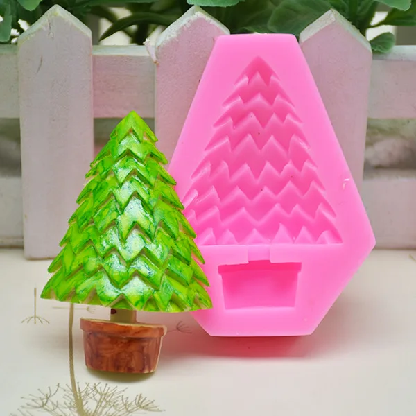 

Christmas Tree Silicone Cake Mold,Kitchen Baking Molds For Chocolate Pastry Soap,Fondant Cake Decorating Tools Accessories H715