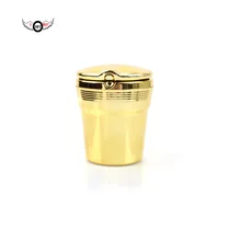 Автомобильная пепельница Бездымная подстаканник контейнер аксессуары для хранения дыма Хранитель Авто сигарета пепельница с синим светодиодный свет для автомобиля