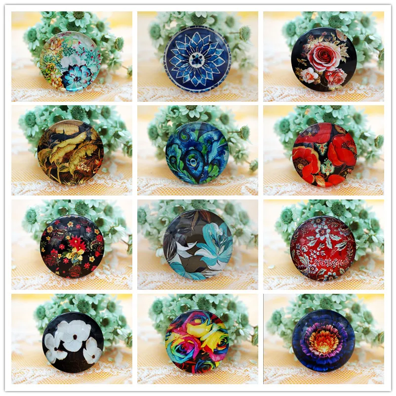 10PCS/lot Round 8-20MM Glass Cabochon for make bracelet necklace Jewelry women earring pins brooch craft supply | Украшения и