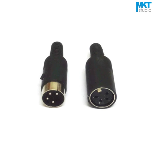 25sets Male+Female 4 Pin S Video, Separate Video, Super Video, Y/C Mini DIN Connector, MIDI S