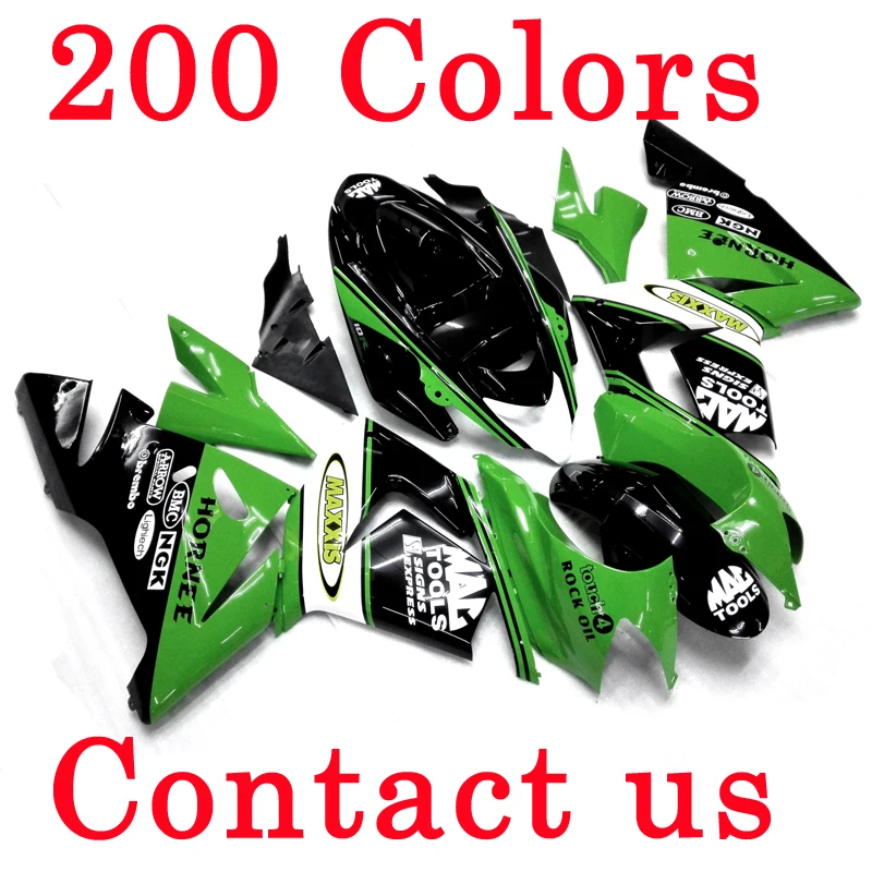 Custom motorcycle body kit for ZX10R 2004 2005 ZX 10R ABS fairing color