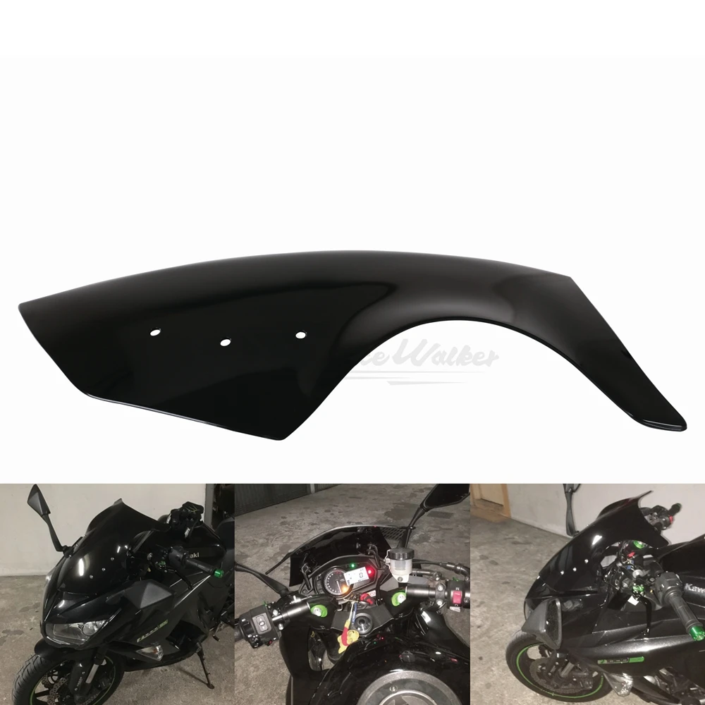 Мотоцикл лобового стекла ветрового Double Bubble дефлекторы для Kawasaki NINJA 1000 SX Z1000SX Z1000 2010