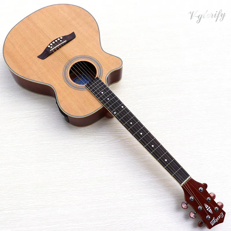 

good quality left hand acoustic electric guitar