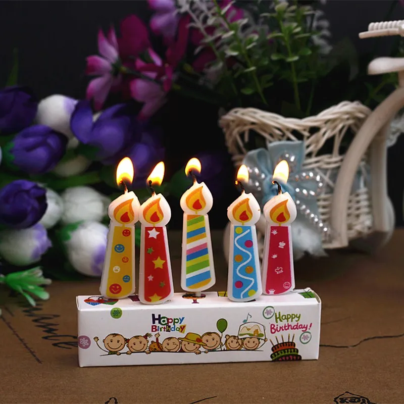 Creative Scented Birthday Weddings Candles Colorful Flameless Candles