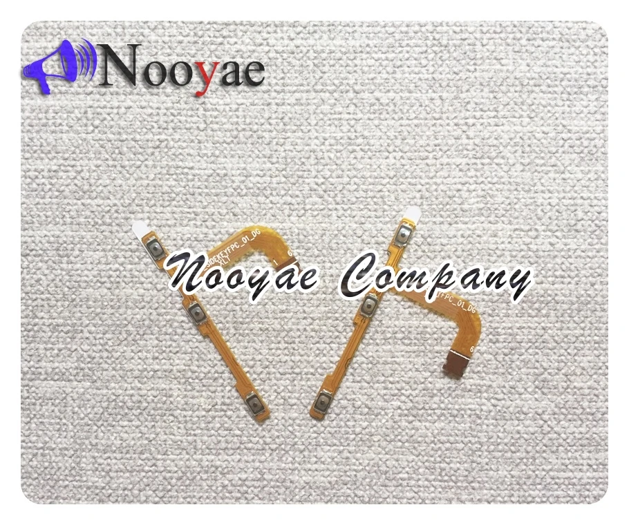 

Novaphopat Power Switch on/off Volume up down Ribbon For Doogee Y6 max Power Button key FPC Flex Cable Replacement +track