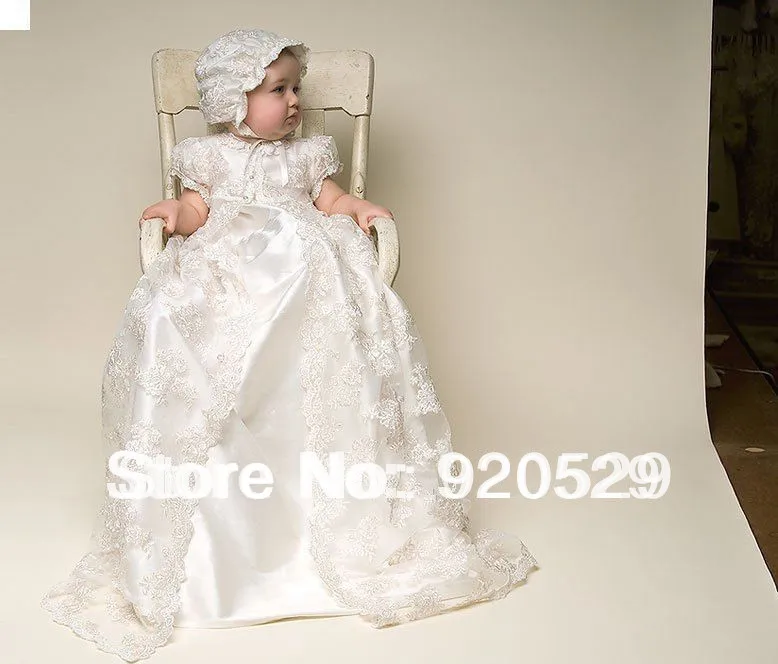 New Arrival Baby Baptism Dress Girls Christening Dress Gowns Girls