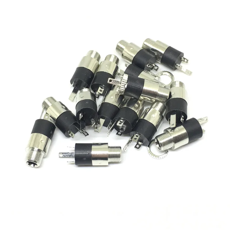 PJ - 392 with screw 392 3.5 MM audio video socket 3.5 stereo headsets nut 
