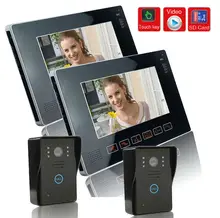 YobangSecurity 9 Inches Wired Video Doorbell Door Chime,Rainproof Door Phone with Video Recording and Photo Taking Function
