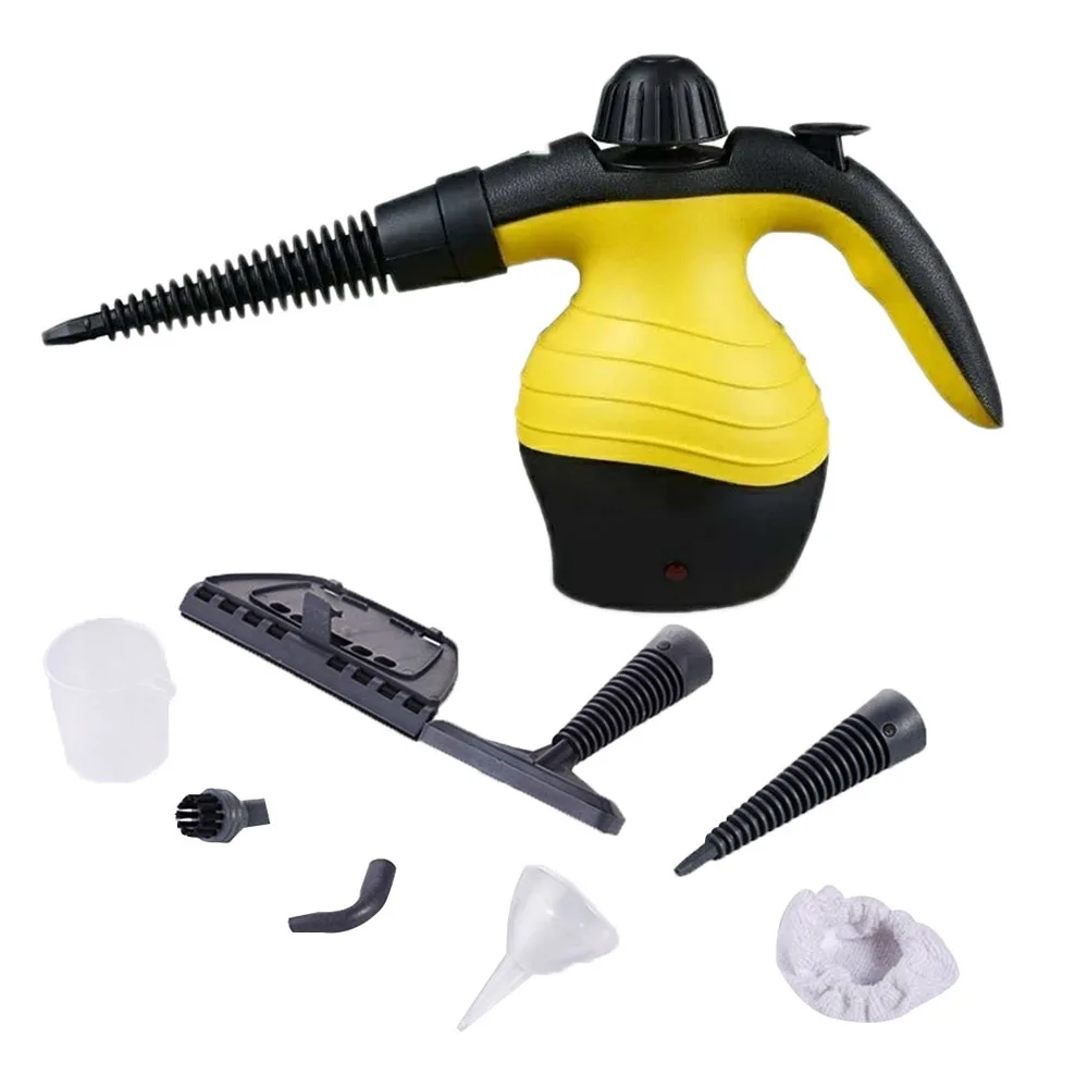 

Multi Purpose Electric Steam Cleaner Portable Handheld Steamer Household Cleaner Attachments Kitchen Brush Tool EU Plug