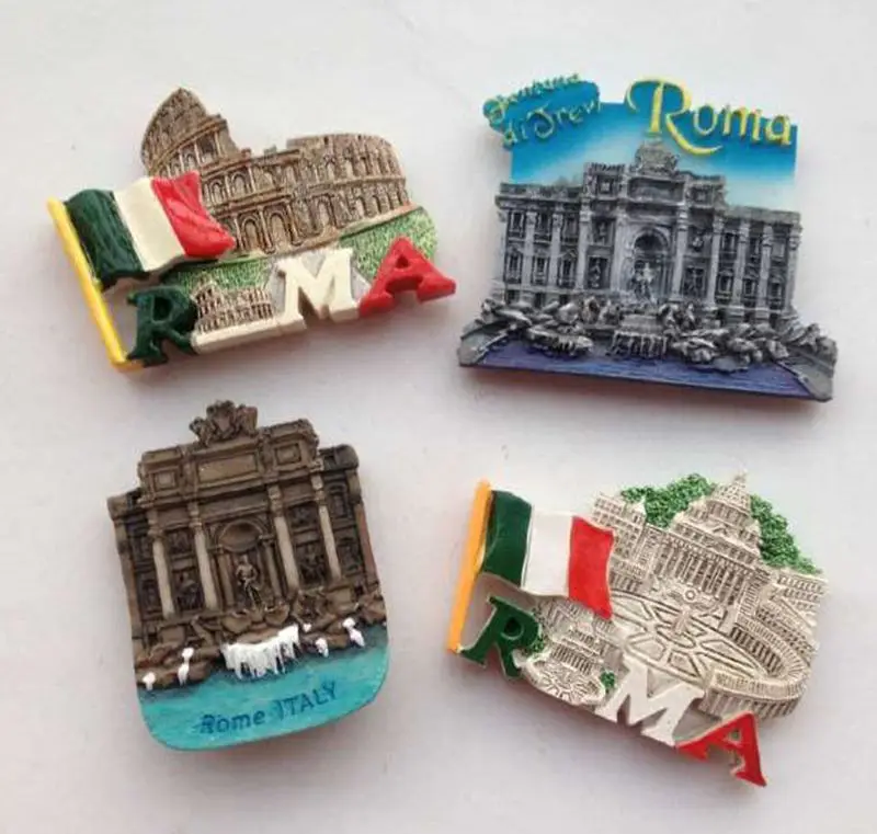 Buy Italy Flag Roman Monuments 3D Refrigerator
