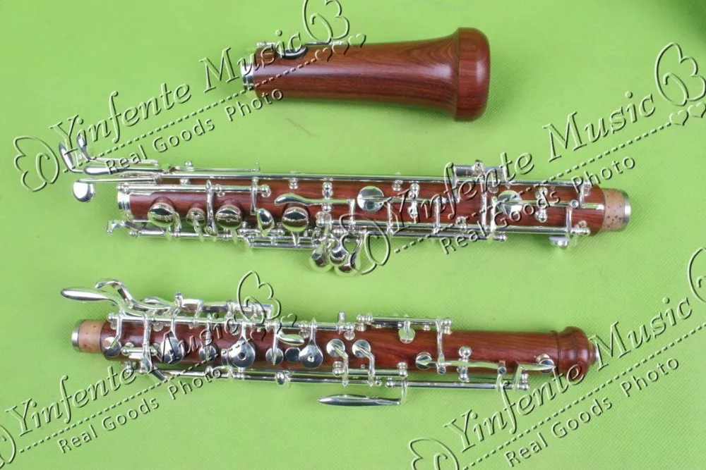 oboe C Ключ левый F резонанс палисандр корпус посеребренный Professional#04