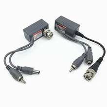 Cheap 5Pairs 10Pieces Camera Accessories BNC To RJ45 Passive Video Power + Audio Balun Transceiver For CCTV Camera Cheap 5Pairs 10Pieces Camera Accessories BNC To RJ45 Passive Video Power + Audio Balun Transceiver For CCTV Camera