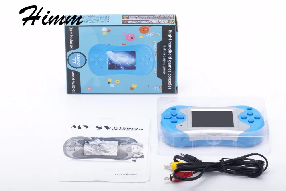 

CoolBaby RS-81 2.5 inch Handheld Game Player 8-bit built-in 100 variety game children's gift 10pcs/lot freeshipping DHL