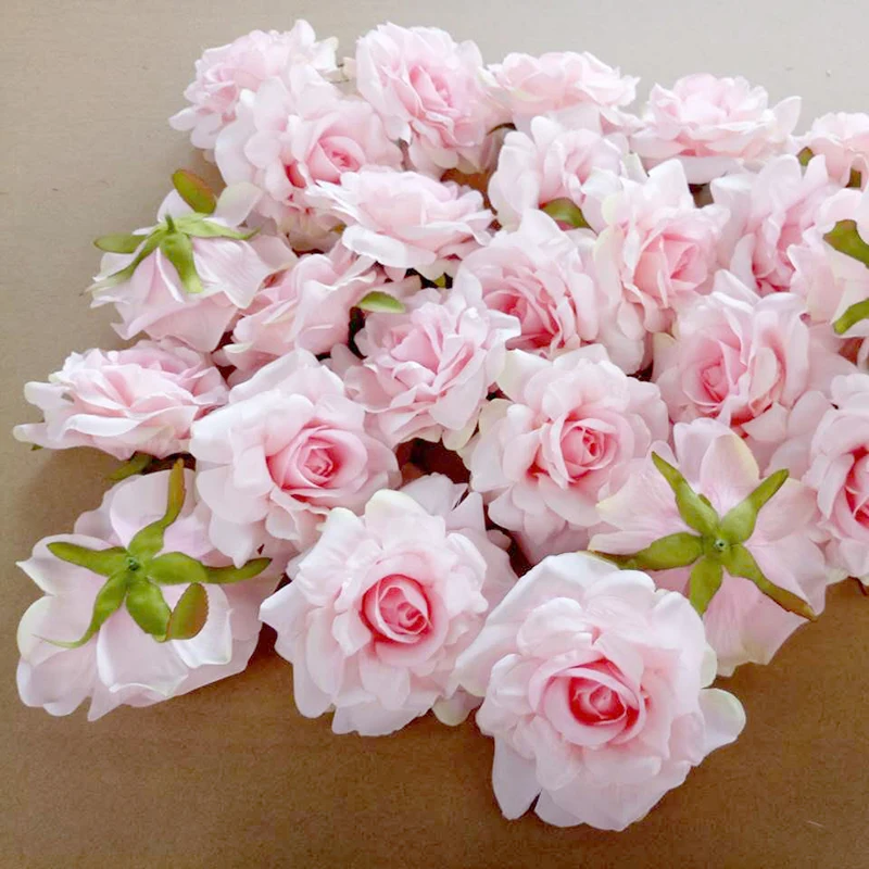 20 шт Искусственные головки цветов 10 см для свадебного украшения DIY ВЕНОК