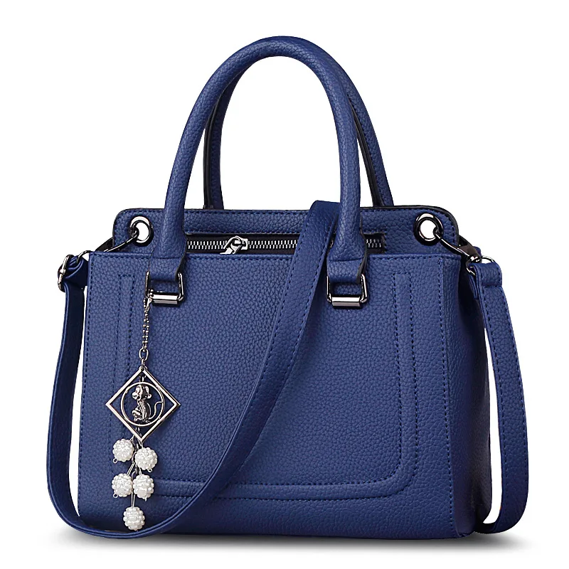 ФОТО Seven Color Women Handbag 2016 New Style Ladies Casual Tote Bags Solid Shoulder Bag  Luxury Brand Designer Messenger Bag Female
