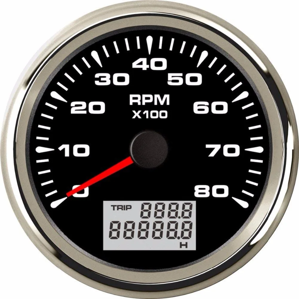 85mm 0 8000RPM Tachometer Gauge M16 M18 Tachometer Sensor 1 300 Speed