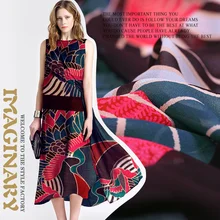 Соединенные Штаты передовые пользовательские шелковые ткани, печать шелковая ткань креп-Жоржет красивый кулон