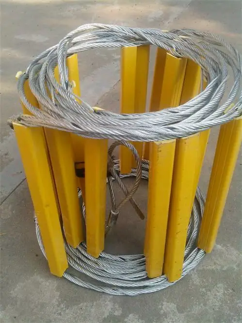 10M High strength Steel wire Rope ladder Escape Folding Ladders Fire ladder