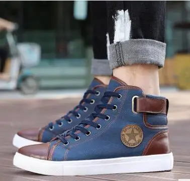 

2018 foreign trade large size European and American style autumn men shoes high to help men's shoes couple shoes sneakers 37-47