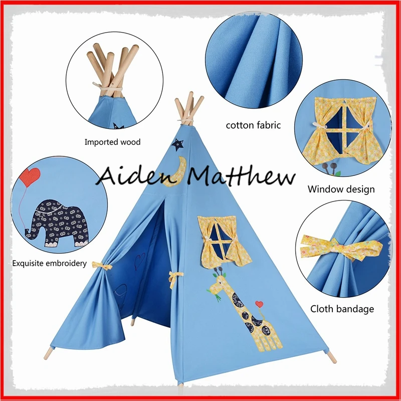 Eco Friendly Indian Tent For Children Foldable Tent For Kid Toy Tents