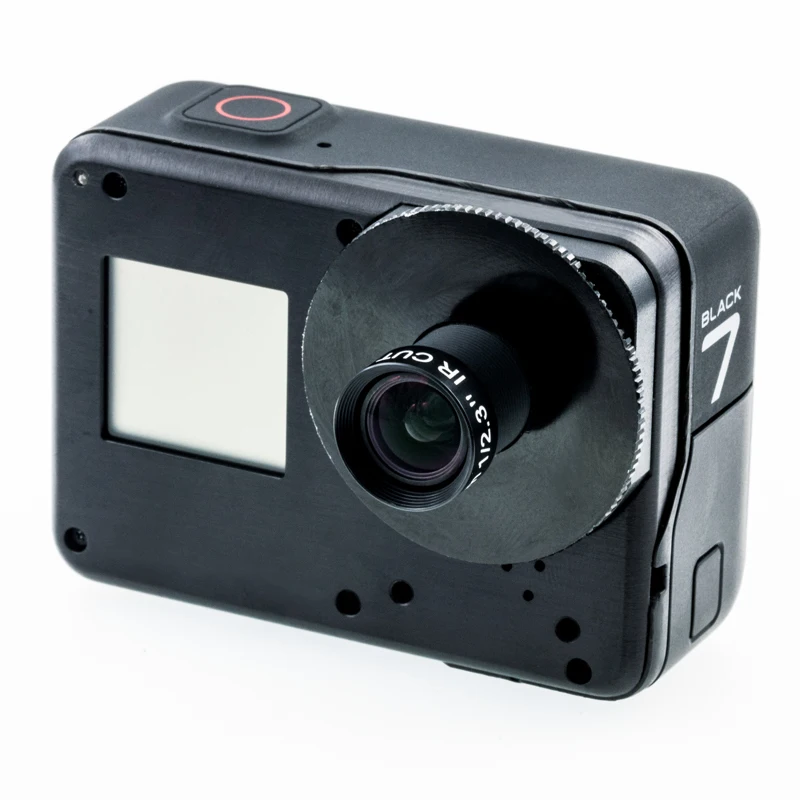 Ribcage Модифицированная GoPro Hero 7 черная (s крепление) Экшн камера может быть линзы под