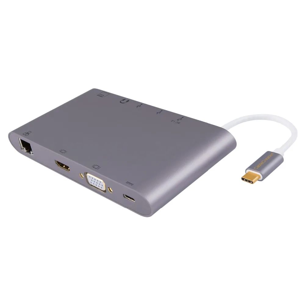 CableCreation USB C to USB 3.0/ HDMI/VGA Card/Micro