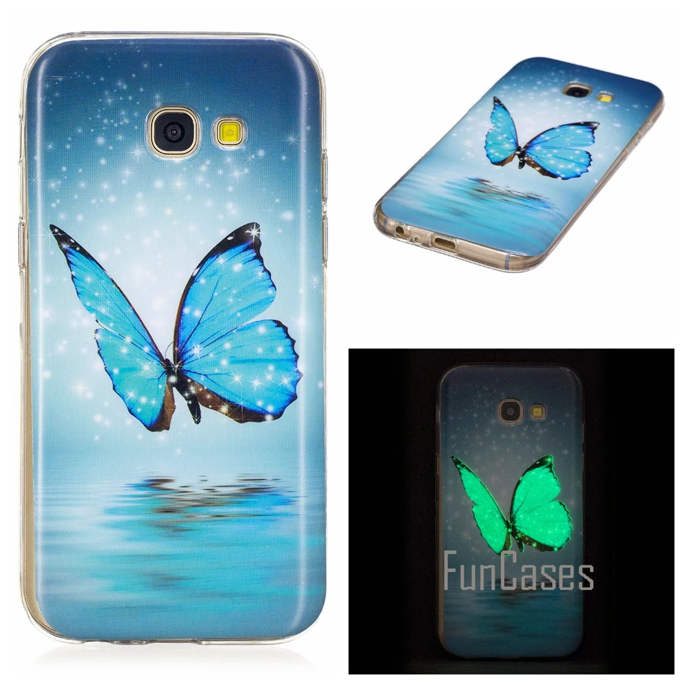 Световой Чехол Для Samsung Galaxy A5 coque 2017 Силиконовый Обложка ФОРМАТА А5 A520 A520F 5.2&quot |