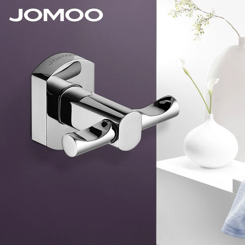 Ванная комната крючки крючок на стену Крючки JOMOO двойные Полотенца держатель