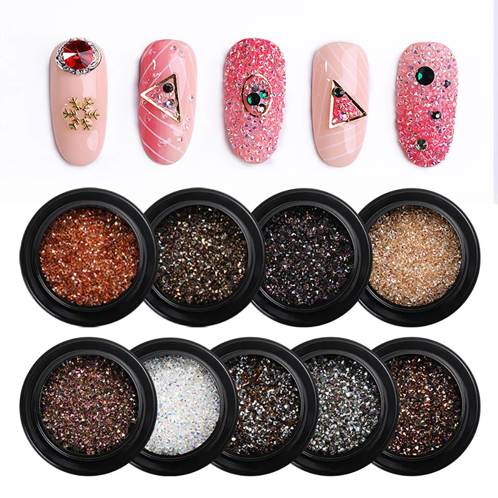 

Nails Decorations New Arrive 2019 Fashion Nail Jewelry Storm Nail Drill Micro Drill Crystal Sand Shell Metal Jewelry #35