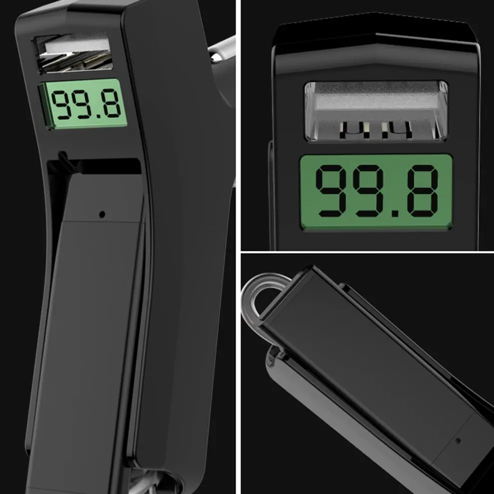 

Car Wireless Bluetooth Headset Earphone USB Charge FM Transmission Device