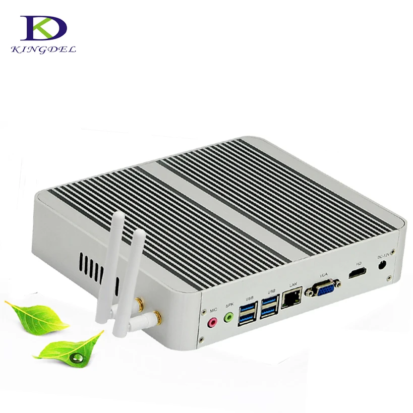 2017 Big Promtion Fanless HTPC with 7th Gen Kaby Lake Core i3 7100U Win 10 font