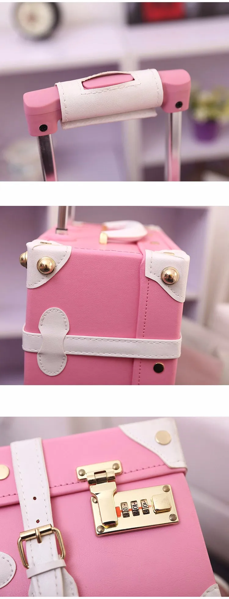 Женский винтажный чемодан на колесиках дорожная сумка hello kitty чемодан универсальный на колесиках багажные наборы Дорожный чемодан 2" 22" 2" дюймов