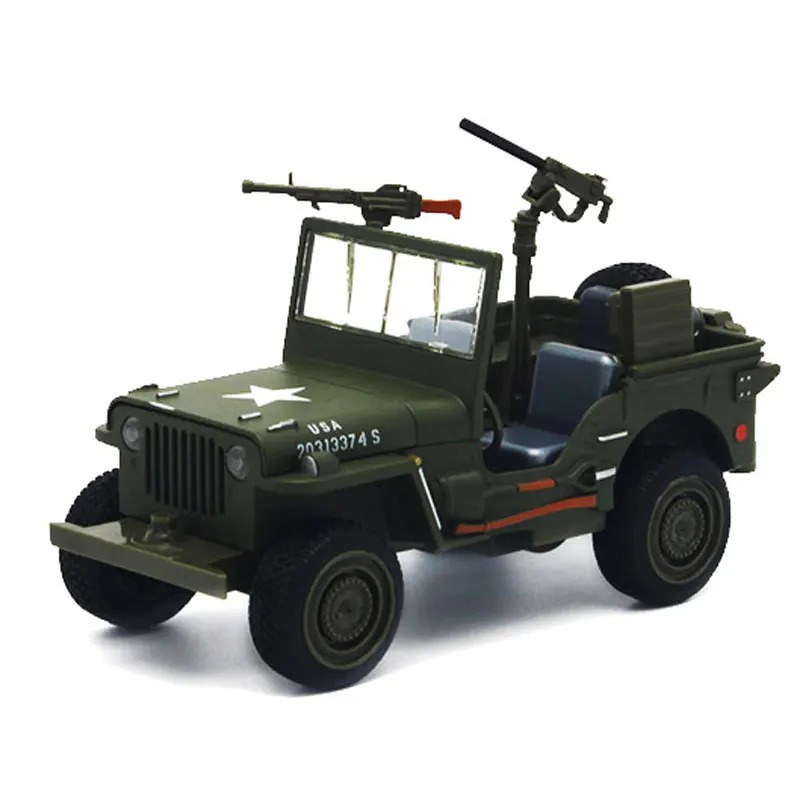 Модель автомобиля HOMMAT 1:24 WW II Джип внедорожник военная сила модель армейского