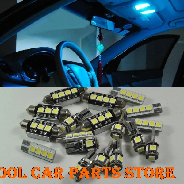 

Ice Blue No Error 17 Lights LED Interior kit For BMW 3's E93 Convertible 335i M3