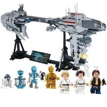 MOC O Nebulon Lepin 05083 Estrelas de Guerra Modelo B Conjunto Legoingly Fragata Médica de Blocos de Construção Tijolos Brinquedos Para Crianças Compatíveis