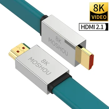 

8K HDMI 2.1 Cables Ultra High Speed 8K@60Hz 48Gps Compatible with Apple TV 4K LG TV Samsung QLED TV Multimedia Interface Cord