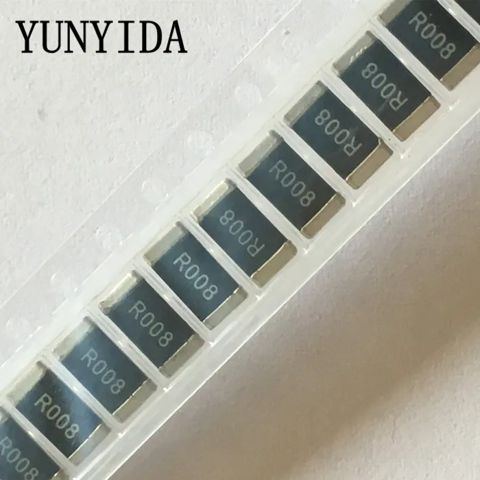 

50 шт. SMD прецизионные резисторы из сплава 2512 0,008r 8 mohm R008 1%