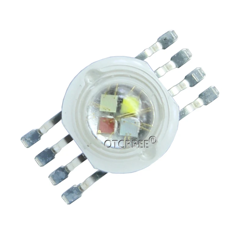 US $115.00 200PCS 45mil RGBW LED Diode 8pins High Power LED Chip 4W 43W 12W Lamp Colorful DIY For Stage Lighting Beads