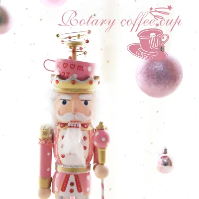 40 см высокий рождественский Щелкунчик merry-go-круглый винтажный немецкий деревянный стол грецкий орех игрушка Zakka куклы - Цвет: Type 2