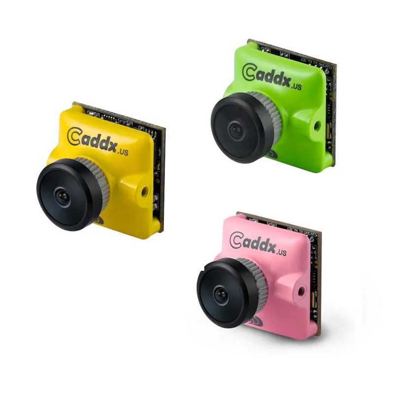 

Caddx Micro Turbo S1 2.1/2.3mm 600TVL 4:3 1/3 CCD NTSC/PAL Low Latency FPV Camera w/ Integrated OSD Green Yellow Pink