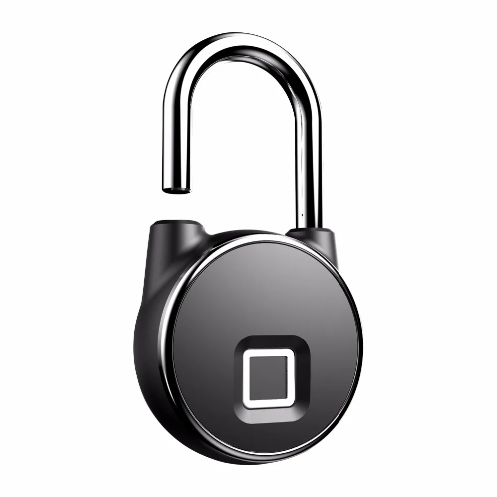 Fingerprint padlock smart Bluetooth electronic lock warehouse door security door lock outdoor padlock luggage lock