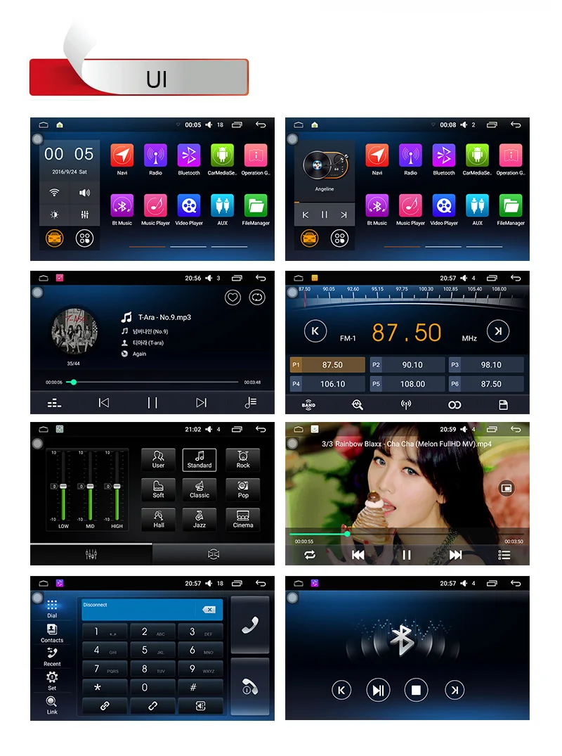 Discount 7 Inch HD Android 8.1 Car Stereo Radio GPS Navigation Audio for Ford Focus / Mondeo / S-max / C-max / Galaxy With Canubus 12 Discount 7 Inch HD Android 8.1 Car Stereo Radio GPS Navigation Audio for Ford Focus / Mondeo / S-max / C-max / Galaxy With Canubus 12