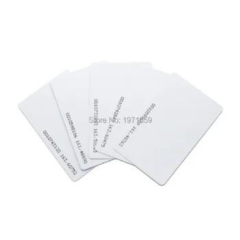 

200pcs/box White Proximity 125Khz RFID smart Card For Access Control With Serial Number