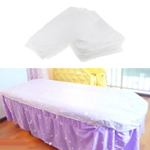 10 шт нетканый одноразовый массажный стол простыня покрывало для кровати водонепроницаемый белый