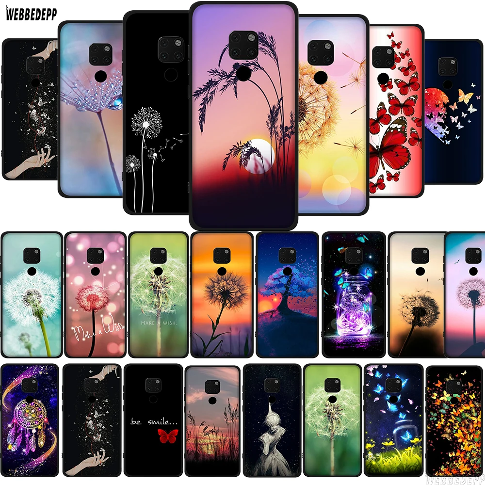 WEBBEDEPP цветочный вдохновляющий чехол из ТПУ для Huawei Honor 7A Pro 7X 8X 8C 8 9 10 Lite Y6 Prime 2018
