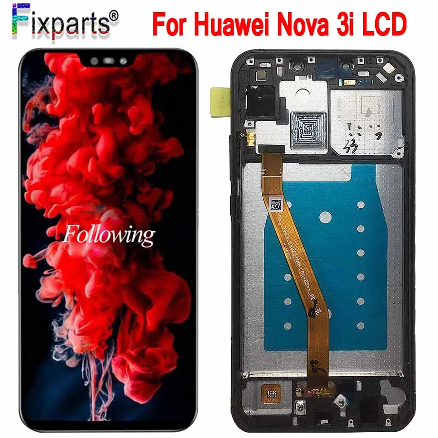 ЖК дисплей для Huawei Nova 3i сенсорный экран с цифровым преобразователем в сборе