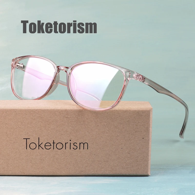 

Toketorism new fashion lightweight eyewear frames women men's grade glasses vintage eyeglasses 9142